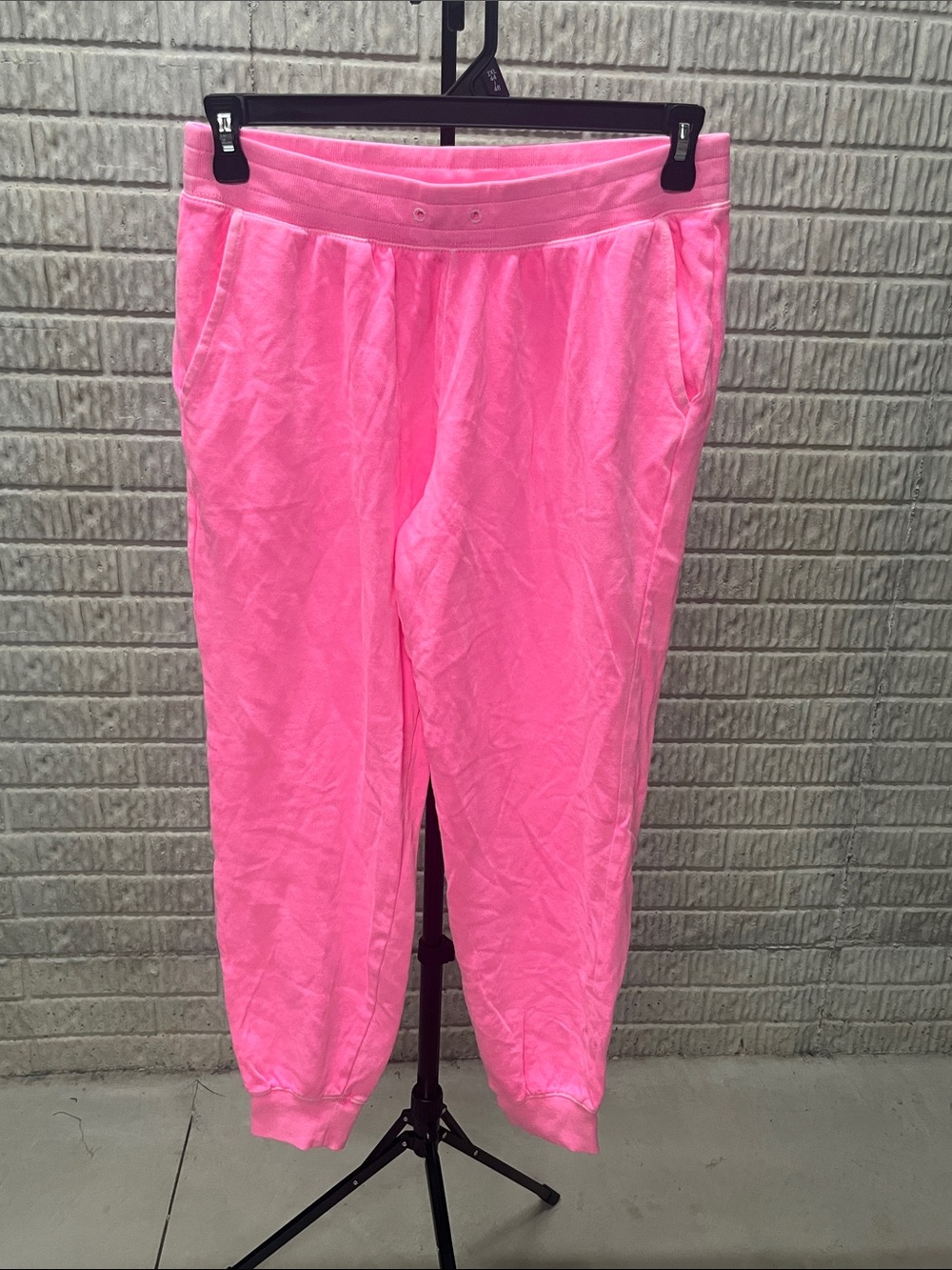 Old Navy Bright Pink Fleece Joggers